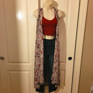 Boho sheer cardigan